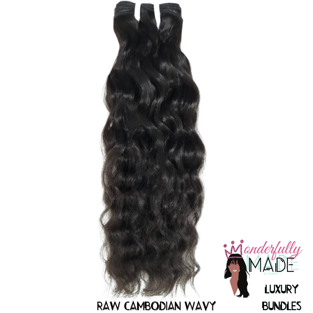 Wonderfully Made Luxury Raw Cambodian Wavy Bundles