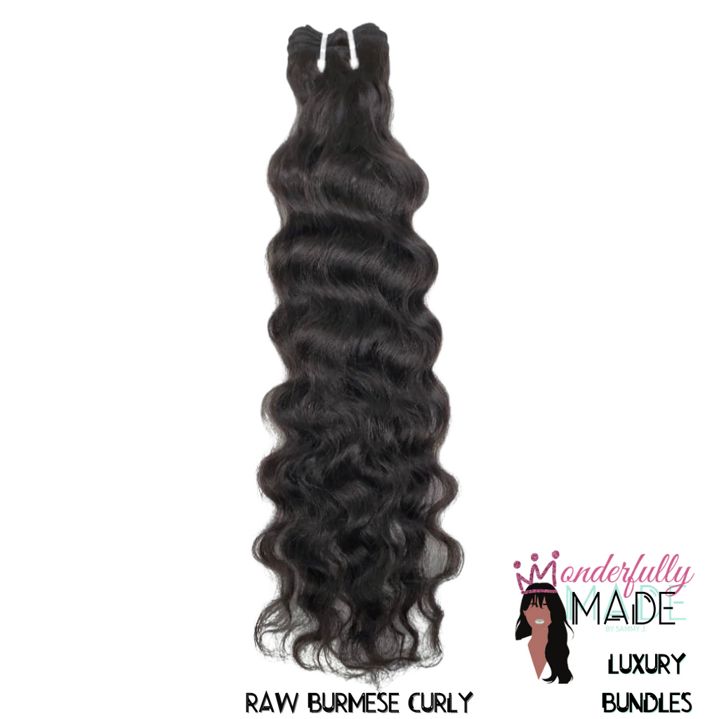 Wonderfully Made Luxury Raw Burmese Curly Bundles