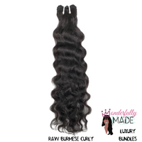 Wonderfully Made Luxury Raw Burmese Curly Bundles